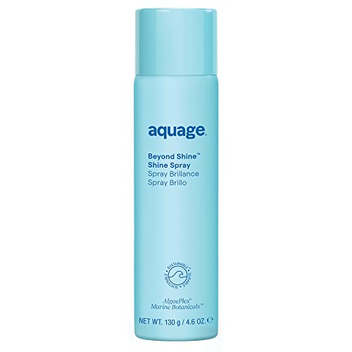 AQUAGE Beyond Shine, Fine-Mist Silkening and Glossing Spray, Creates Shine, Thermal-Pressing Product that Polishes, Silkens, and Smooths Curly Beauty & Personal Care Aquage