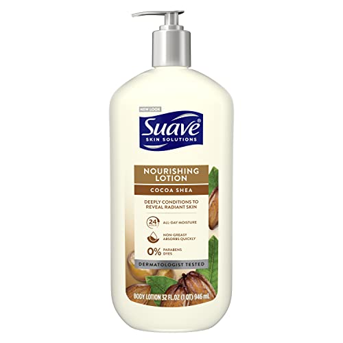 Suave Skin Solutions Body Lotion Cocoa Butter and Shea 32 oz Beauty & Personal Care Suave