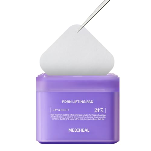 MEDIHEAL Toner Pads 100 Count - PDRN Stretchable Lifting Pads with Squalane and Glutathione for Total Skin Care - Plant Based Rose PDRN - Wrinkle Beauty and Personal Care MEDIHEAL Default Title