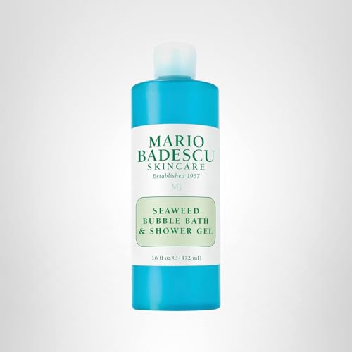 Mario Badescu Seaweed Bubble Bath & Shower Gel - 2-in-1 Daily Moisturizing Body Wash for Men and Women - Body Care Enriched with Marine-Like Fragrance Beauty & Personal Care Mario Badescu