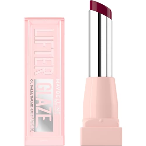MAYBELLINE Lifter Glaze Oil Balm with Hyaluronic Acid and Hydrating Oil Blend, Lip Balm with 24HRs of Smooth, Moisturizing Shine, Acai Glaze (Sheer Beauty and Personal Care MAYBELLINE