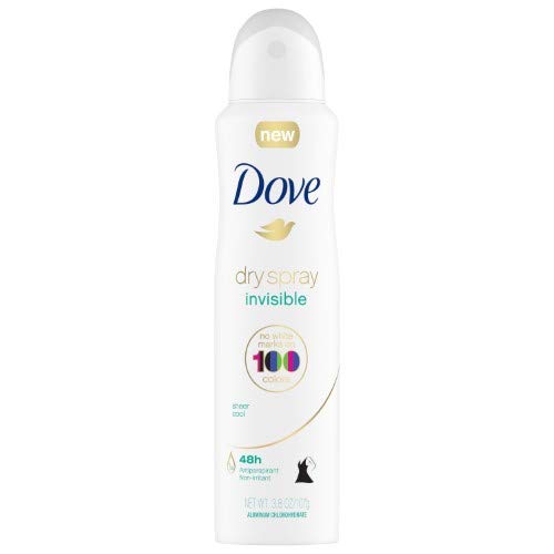 Dove Antiperspirant Deodorant Sheer Cool Invisible Dry Spray 3.8 oz (Pack of 4) Beauty and Personal Care Dove