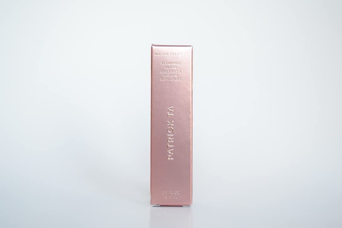 Patrick Ta Major Volume Plumping Lip Gloss - Looks Natural - Clear, 0.30 Fl Oz (Pack of 1) Beauty & Personal Care PATRICK TA