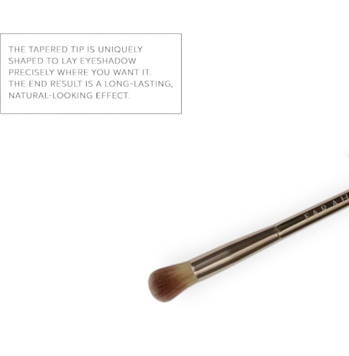 F.A.R.A.H® Rendezvous™ Eye Contour Brush 635E - Tapered Blending Brush for Eyeshadow Application - Vegan & Cruelty-Free Beauty & Personal Care F.A.R.A.H