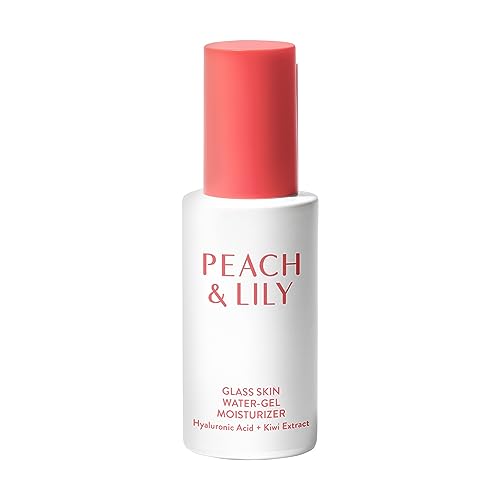 Peach & Lily - Glass Skin Water-Gel Moisturizer (1.69 ounces) - Hyaluronic Acid - Face Moisturizer - Lightweight & Oil Free - Chamomile, Kiwi, & Peach Beauty & Personal Care Peach & Lily