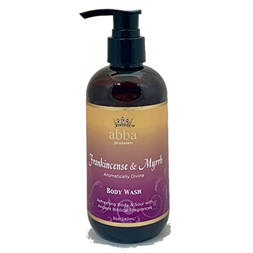 Abba Oil Body wash - Frankincense & Myrrh (8 oz with pump) 1 pk, 8 Ounce Beauty & Personal Care Abba Oil