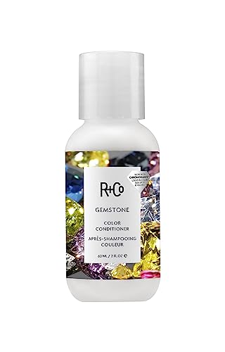 R+Co Gemstone Color Conditioner Travel | Prolonged Color Vibrancy, Repairs + Nourishes Hair | Vegan + Cruelty-Free | 2 Oz Beauty & Personal Care R+Co