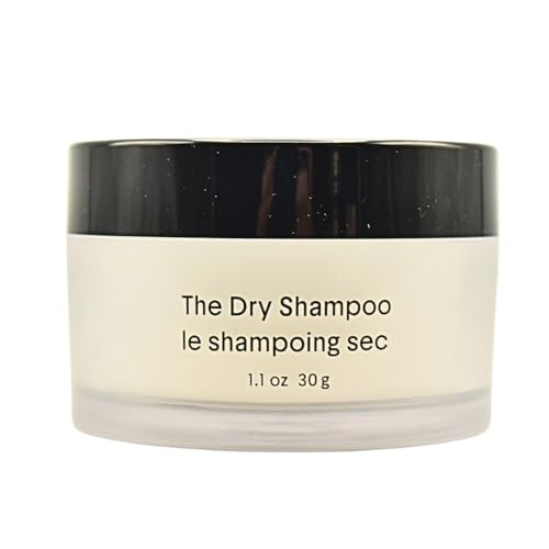 CROWN AFFAIR The Refillable Dry Shampoo Powder with Kabuki Brush - Talc-Free Formula for Oily Scalps, Volume & Freshness - For Fine, Medium, and Thick