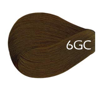 Vivitone Permanent Cream Color (6GC Dark Golden Copper) 3oz. - 100% Grey Coverage, Long Lasting Shine, Made in Italy. Beauty & Personal Care Vivitone