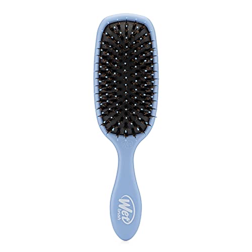 Wet Brush Shine Enhancer Hair Brush, Sky - Exclusive Ultra-soft IntelliFlex Bristles - Natural Boar Bristles for All Hair Types - For Women and Men Beauty and Personal Care Wet Brush Default Title
