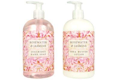 Greenwich Bay Trading Hand Soap & Hand and Body Lotion, 16 Ounce Bundle Set (Rosewater Jasmine), Rosewater Jasmine, 1.0 Count, (Pack of 2) Beauty & Personal Care Greenwich Bay Trading Company