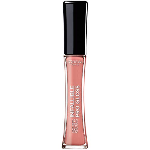 L’Oreal Paris Makeup Infallible 8 Hour Hydrating Lip Gloss, Shell Pink, 0.21 Fl Oz Beauty & Personal Care L'Oreal Paris