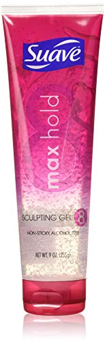 SUAVE GEL MAXIMUM HOLD 9 OZ, Pack of 3 Beauty & Personal Care Suave