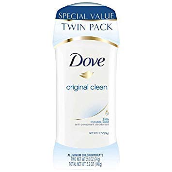 Original Clean Anti-Perspirant Deodorant Twin Pack Dove Deodorant Stick Women 2 x 2.6 oz (Pack of 3) Beauty and Personal Care Dove