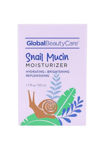Global Beauty Care Snail Mucin Moisturizer Hydrating Brightening Replenishing 1.7 fl oz / 50mL Beauty & Personal Care Global Beauty Care