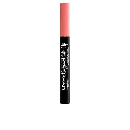NYX PROFESSIONAL MAKEUP Lip Lingerie Push-Up Long Lasting Plumping Lipstick - Silk Indulgence (Baby Pink Nude) Beauty & Personal Care NYX PROFESSIONAL MAKEUP