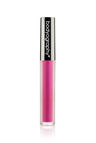 Bodyography Matte Lip Lava Liquid Lipstick - Superstar | Fuchsia Pink Metallic | Long-Wearing Liquid Lipstick with Transfer-Resistant Chrome Finish | Beauty & Personal Care Bodyography