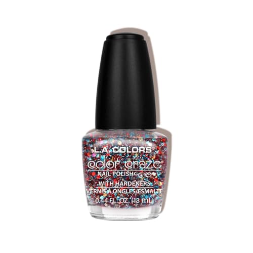 L.A. COLORS Color Craze Nail Polish, Confetti CNP548 Beauty & Personal Care L.A. COLORS