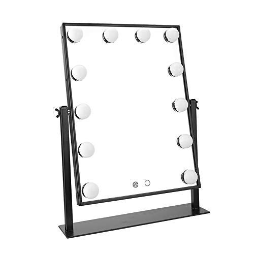 Lurella Cosmetics 12 Bulb Vanity Mirror (Jet Black) Beauty & Personal Care Lurella