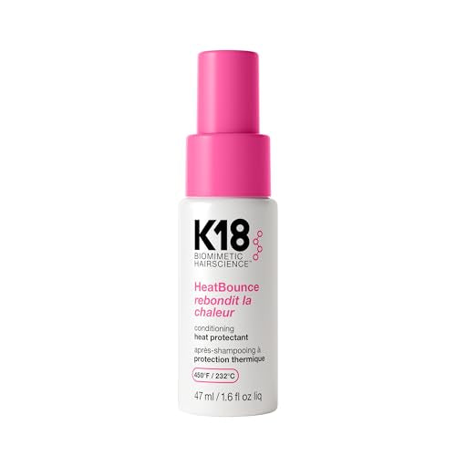 K18 HeatBounce Conditioning Heat Protection Spray for Hair + Leave In Conditioner - Detangles, Softens + Helps Reduce Breakage - Protects Up to 450°F Beauty and Personal Care K18 Default Title