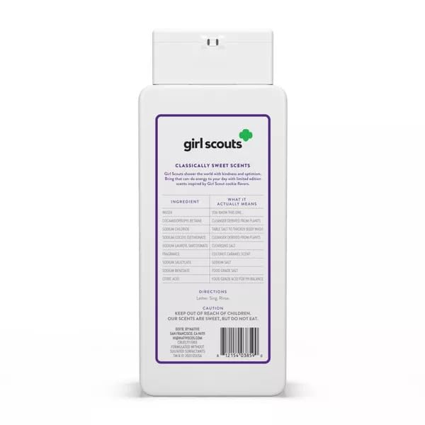 Native - Limited Edition Girl Scouts Cookies, Coconut Caramel Body Wash 18 Fl Oz Beauty & Personal Care Native