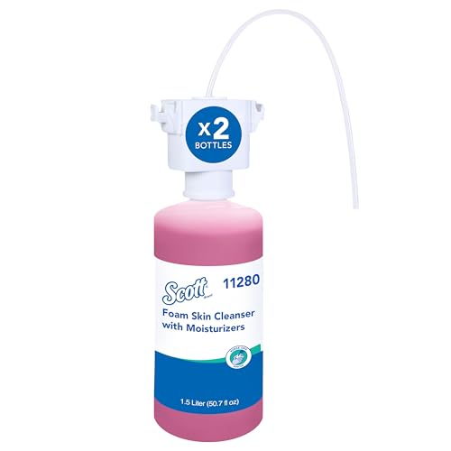Scott Professional Foam Hand Soap with Moisturizers (11280), 1.5 L, Foaming, Pink, Floral Scent, Under-Counter Refills for Kimberly-Clark Professional Beauty & Personal Care Scott Professional