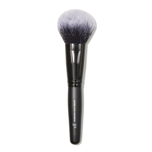 e.l.f. Flawless Face Brush, Synthetic Makeup Brush For Contour & Definition, Great For Powder, Blush & Bronzer, Vegan & Cruelty-Free Beauty and Personal Care e.l.f. Default Title