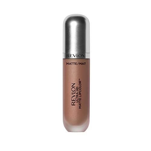 Revlon Ultra HD Matte Lipcolor, Velvety Lightweight Matte Liquid Lipstick in Nude / Brown, Seduction (630), 0.2 oz Beauty & Personal Care REVLON