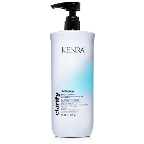 Kenra Clarify Shampoo | Deep Cleansing | Color-Safe | Removes Dulling Deposits & Product Build Up | Brightens Highlighted, Bleached, or Gray Hair |