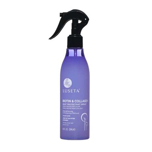Luseta Biotin & Collagen Heat Protection Spray, Preventing Heat-induced Hair Breakage for Styling, for Women and Men 8.5oz Beauty & Personal Care L LUSETA