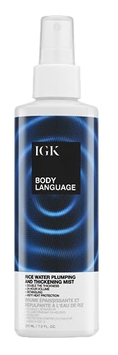 IGK Body Language Rice Water Plumping & Thickening Mist Beauty & Personal Care IGK