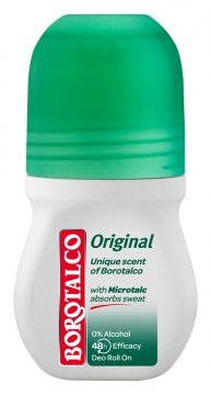 Borotalco: Deo Roll On Alcohol-Free Deodorant Original 50 ml (1.69 fl.oz) Pack of 3 [ Italian Import ] Beauty and Personal Care Borotalco