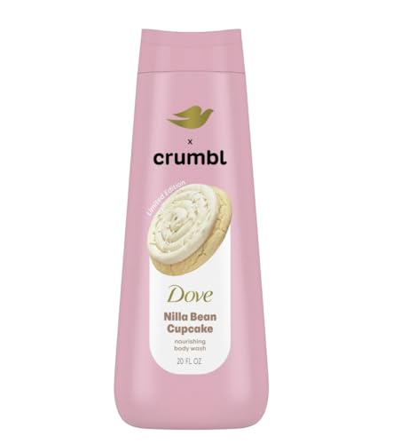 Dove x Crumbl Moisturizing Liquid Body Wash | Nilla Bean Cupcake | 20oz Wash Beauty & Personal Care Dove