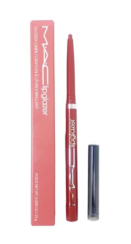 MAC Cosmetics Lipglazer Glossy Liner - Velvet Teddy (Deep tone beige) .008 Oz/.25g Beauty & Personal Care MAC