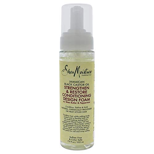 Shea Moisture Strengthen & Restore Conditioning Design Foam, 7.5 OZ Beauty & Personal Care Shea Moisture