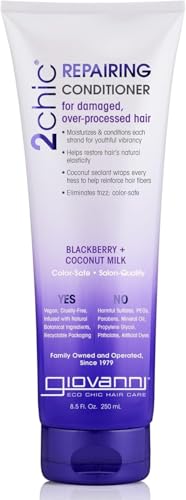 GIOVANNI 2chic Ultra-Repairing Conditioner, Damaged, Argan, 8.25 fl oz
