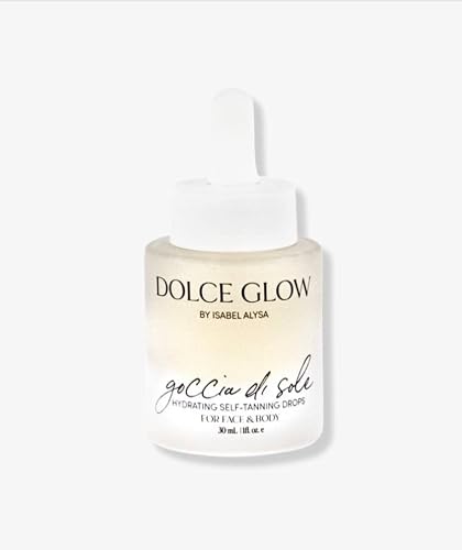 Dolce Glow Goccia di Sole Hydrating Self-Tanning Serum Drops for Face and Body Beauty & Personal Care Dolce Glow
