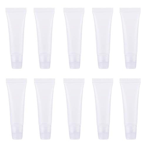Wowlife 8ml Mini Clear Empty Lip Gloss Balm Container Soft Tubes Makeup Box (20 Pcs) Beauty & Personal Care Wowlife