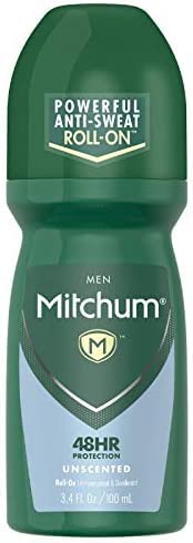 Mitchum Invisible Anti-Perspirant & Deodorant Roll-On, Unscented 3.4 oz (Pack of 3) Beauty and Personal Care Mitchum