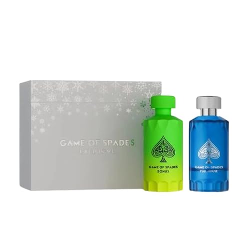 Jo Milano EXCLUSIVE RELEASE GIFT SET Paris Game of Spades BONUS AND FULL HOUSE 3.4 oz/100ml spray for Unisex (FRAGRANCE EXPERT'S EXCLUSIVE) Beauty & Personal Care Jo Milano