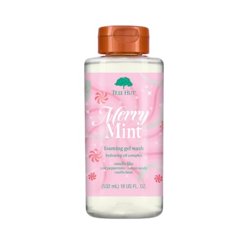 Tree Hut Merry Mint Wash, Gently Cleanses and Leaves Skin Looking Fresh and Radiant, Body Wash, Limited Edition Holiday, 18 Fl Oz Beauty & Personal Care Tree Hut