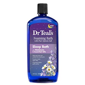 Pure Epsom Salt, Melatonin Sleep Bath with Essential Oil Blend Teal's, 34 fl oz Beauty and Personal Care Birsppy