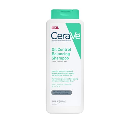 CeraVe Oil Control Balancing Shampoo, Clarifying Shampoo With Ceramides & Hyaluronic Acid, Removes Oil and Leaves Hair Feeling Hydrated, For All Hair Beauty and Personal Care CeraVe Default Title