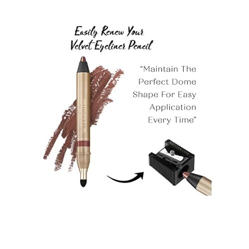 Artisan L'uxe Beauty Velvet Jumbo Eyeliner Pencil Smokey Eyes in 3 Minutes Water Proof, Smudge Proof, Long Lasting Age Defying Essential Oils (Shade Beauty & Personal Care Artisan L'uxe