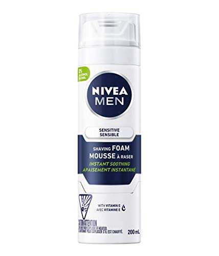 Nivea Men's 6.7-ounce Sensitive Shaving Foam Pack of 1 Beauty & Personal Care NIVEA MEN