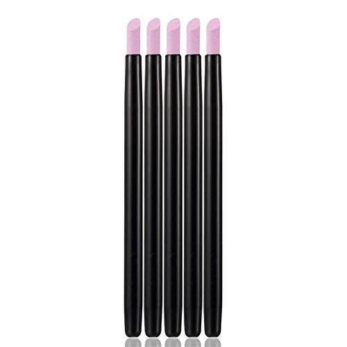 Yimart 5PCS Stone Sanding Nail File Tools Nail File Cuticle Remover Trimmer Buffer Pedicure Pen Washable Manicure Tool Nail Salon Makeup Cosmetic Tool Beauty & Personal Care Yimart
