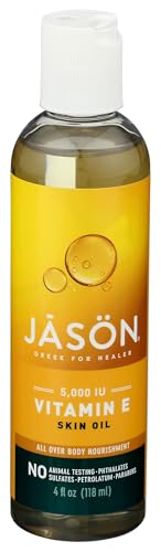 Vitamin E 5,000 IU Oil - All Over Body Nourishment Jason Natural Cosmetics 4 oz Liquid Beauty & Personal Care JASON