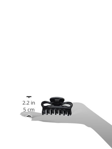Goody Ouchless No-metal Flexible Claw Hair Clip, Large, Black, 1-count, Pack of 3 (1936822) Beauty & Personal Care GOODY