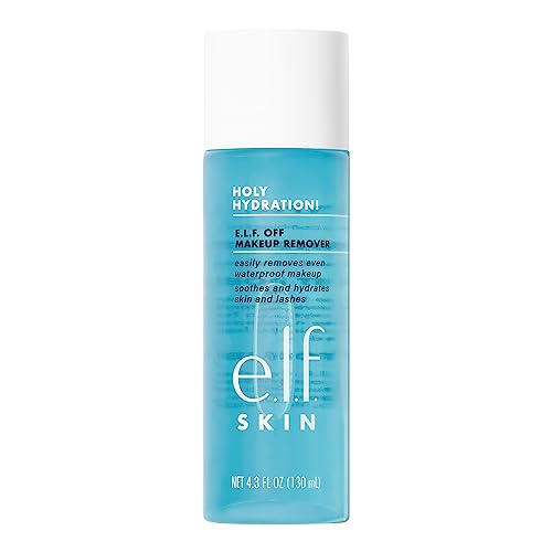 e.l.f. SKIN Holy Hydration Off Makeup Remover, Liquid Makeup Remover For Eye, Lip & Face Makeup, Gentle Formula, Vegan Beauty & Personal Care e.l.f.