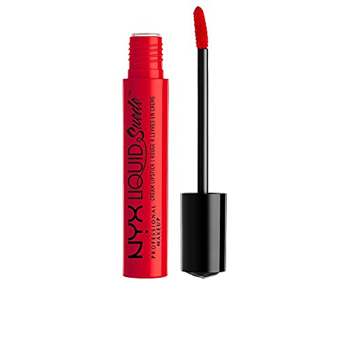 NYX PROFESSIONAL MAKEUP Liquid Suede Cream Lipstick - Kitten Heels (Bright Red) Beauty & Personal Care NYX PROFESSIONAL MAKEUP